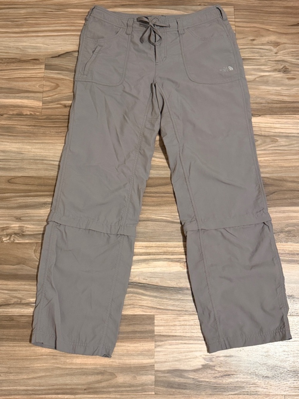 The North Face Horizon Tempest Pants Women’s 10 Roll Tab Convertible Hiking Gray